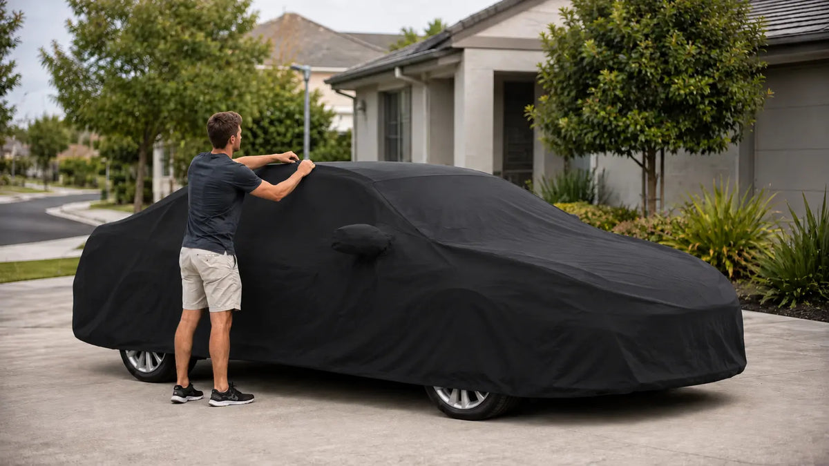 How to Put On a Car Cover Without Damaging Your Paint
