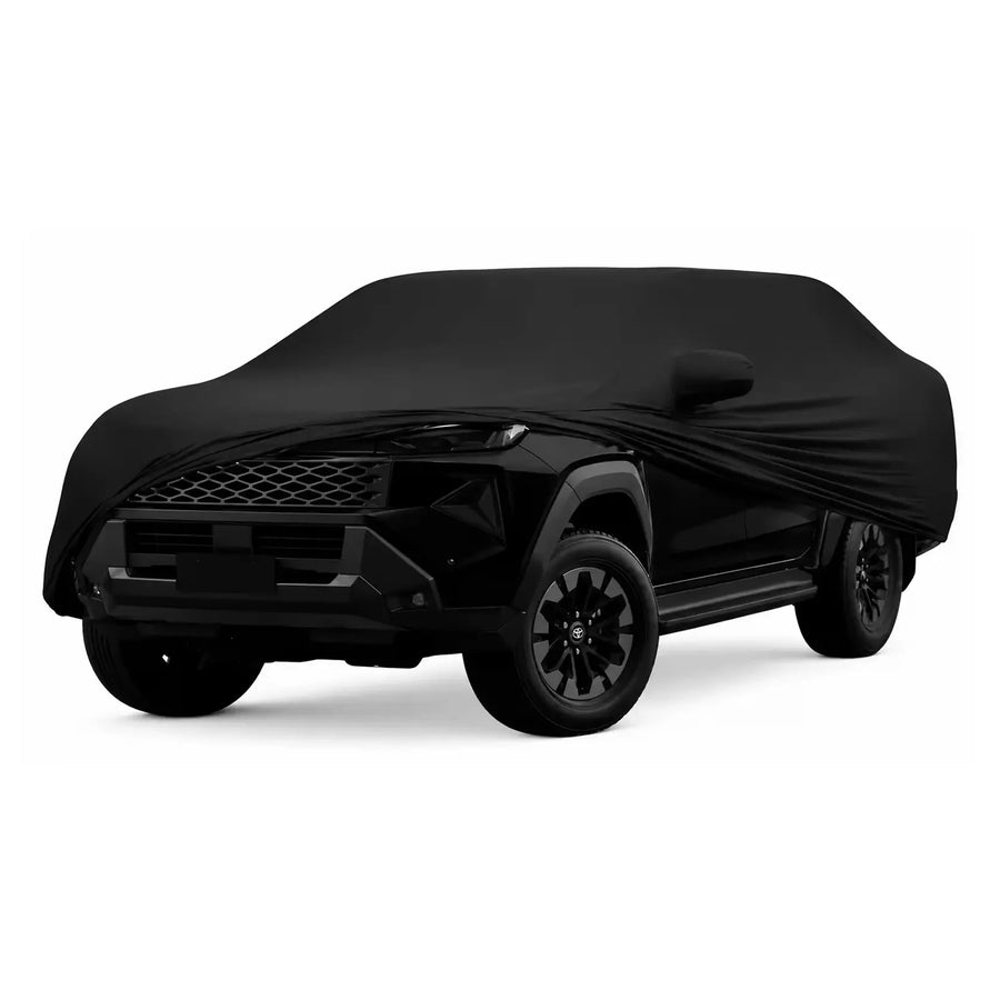 Dual Cab Indoor Cover, Satin Stretch, Custom Fit With Fleece Lining