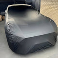 Custom Outdoor Car Cover, Waterproof 350 GSM Faux Leather With Fleece Lining