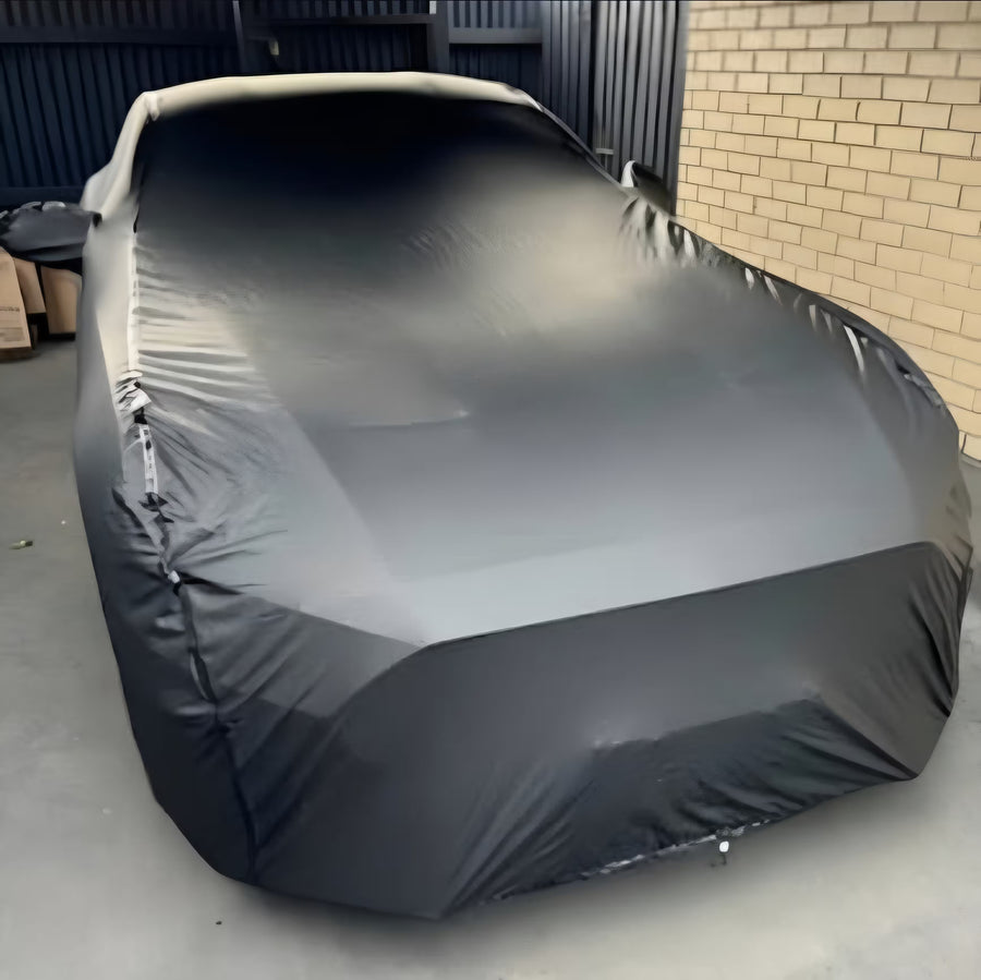 Custom Outdoor Car Cover, Waterproof 350 GSM Faux Leather With Fleece Lining