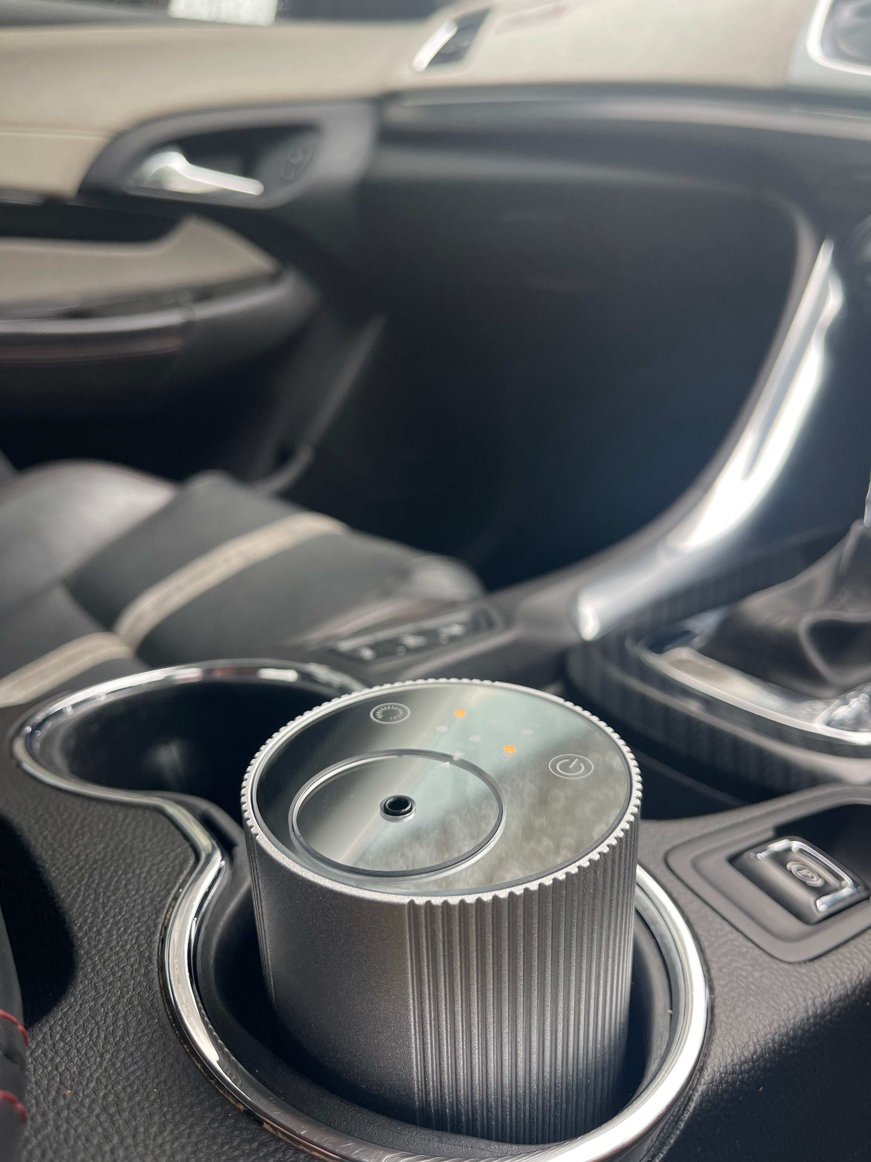 Aluminium Super Silent Car Air Purifier